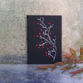 Blooming Branck Notebook by FabulousCatPapers