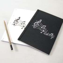 Music Journal by Fabulous Cat Papers