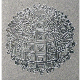 Sacred Geometry. Close up Sacred Geometry, Embroidered Journal by Fabulous Cat Papers