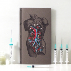 Dissection of a Male Torso Journal Dissection of a Male Torso Journal by Fabulous Cat Papers
