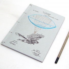 Flying Machine Journal by Fabulous Cat Papers