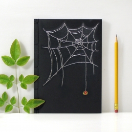 Spider's Web Journal by Fabulous Cat Papers