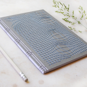 Disturbed Mesh Journal on grey