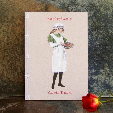 Cute Cooking Girl. Personalized Cook Notebook Cute Cooking Girl. Personalized Cook Notebook