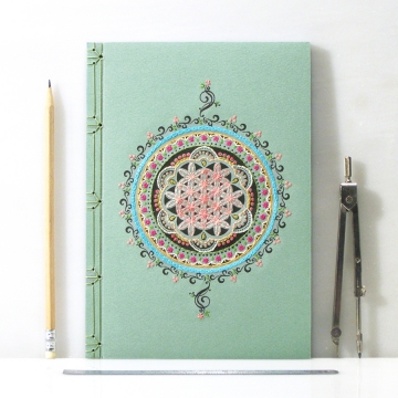 Flower of Life Mandala Journal